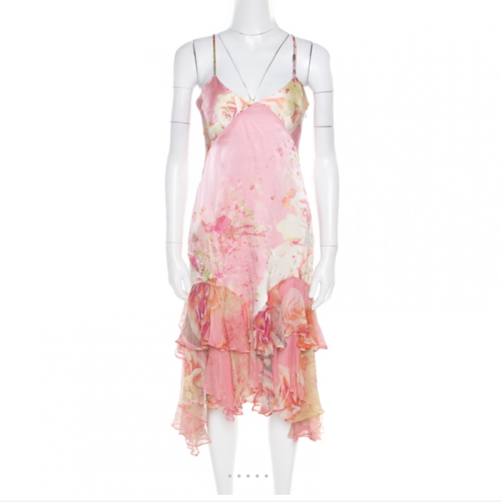 Vintage Roberto Cavalli Floral Dress — image 2 of 8
